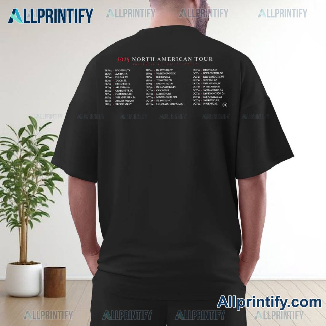 Michael Minelli With Love 2025 North American Tour T-shirt-a GF0Kbvn