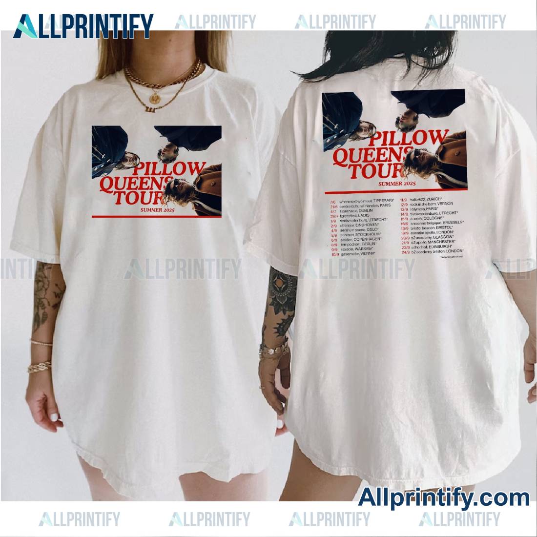Pillow Queens Tour Summer 2025 T-shirt n49cuha