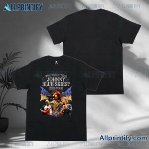Sturgill Simpson Who The Fuck Is Johnny Blue Skies 2025 Tour T-shirt-b NauhWiY