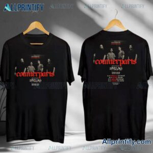 Counterparts Heaven Let Them Die Australia 2025 T-shirt YaTq4MP