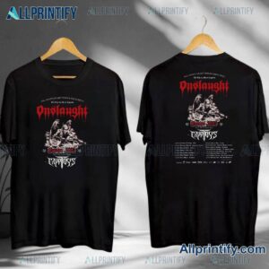 Onslaught 40th Anniversary Power From Hell Europe 2025 Tour T-shirt iWTxPBn