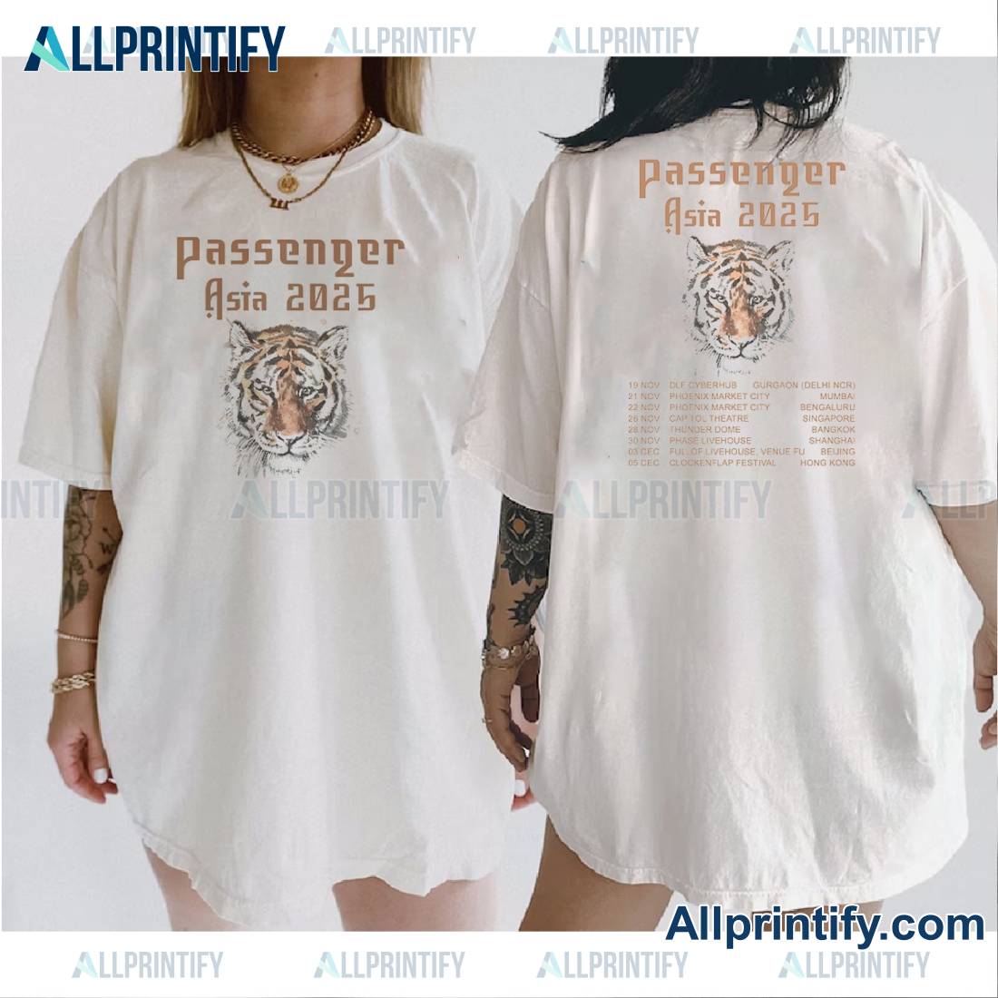 Passenger Reveals Asia 2025 Tour T-shirt 3JmV0C4