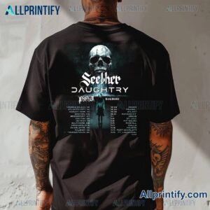 Seether The Surface Seems So Far Tour 2025 T-shirt-c ZkhQuM9