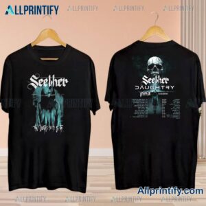 Seether The Surface Seems So Far Tour 2025 T-shirt VUHwkIG
