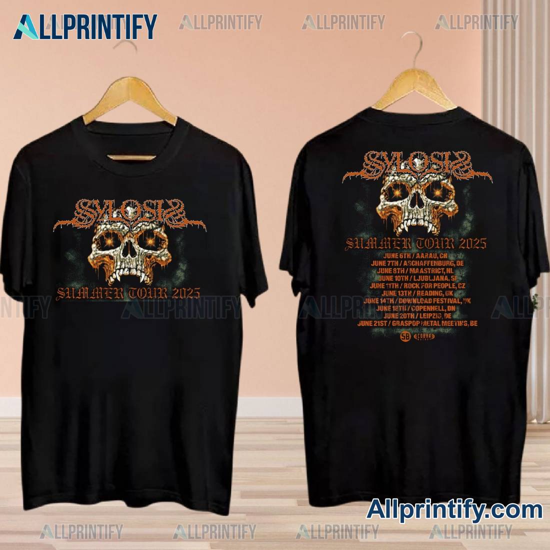 Sylosis Summer Tour 2025 T-shirt B6Xu1Yq