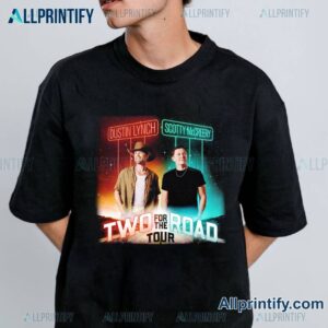 Dustin Lynch And Scotty McCreery Two For The Road Tour T-shirt-a eLrsEHD